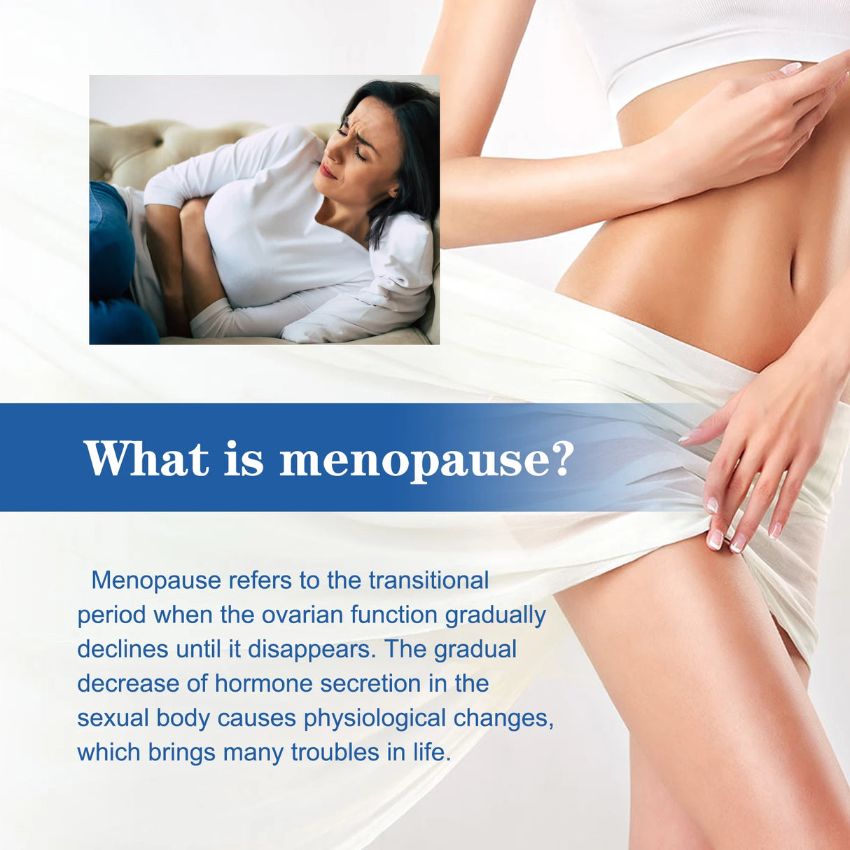 Estrogen Relief Cream for Women Reduce Fatigue Relieve Anxiety Stress Emotional Flashes Menopausal Progesterone Body Health Care