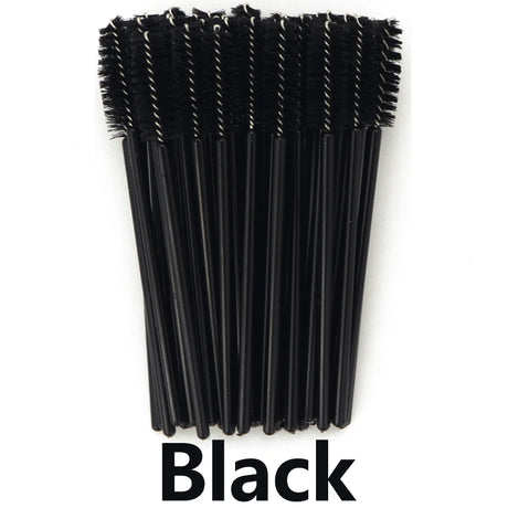 ANNAFRIS 50Pcs  Disposable Eyelash  Brush Soft Head Crystal Eyebrow Brush Lash Extension Brush  Mascara Wand Makeup Tool