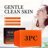 100g Turmeric Kojic Acid Bath Soap Glutathione Collagen Hyaluronic Acid Handmade Cleansing Soap for Hand Face and Body