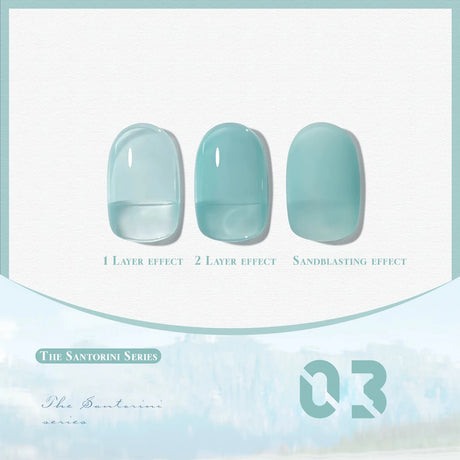 MN 12ML Selling Mint Mambo Gel Nail Polish ilky Green Blue-green Series Gel Polish Blue Nails Green Nail Summer Nail Spring Nail