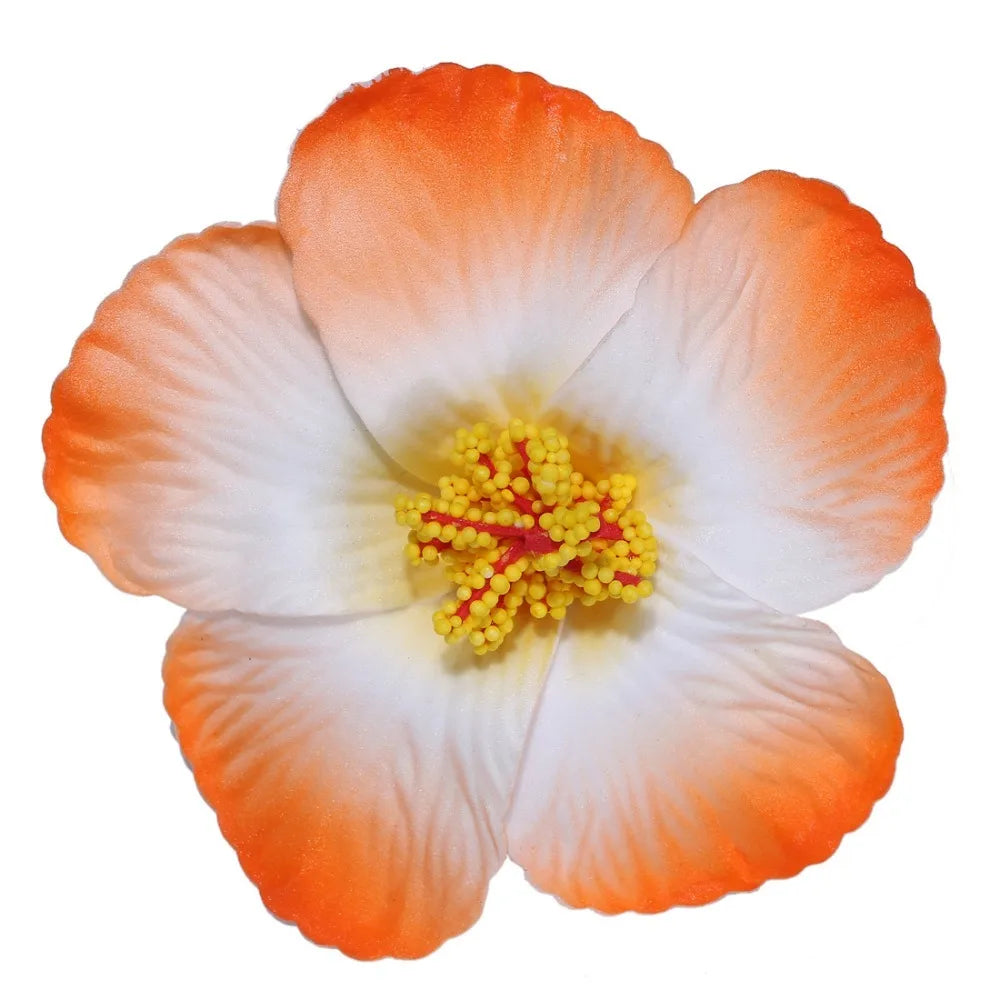 Headwear Hawaiian Flower Hair Clips Side Bangs Clip Hair Accessories Artificial Flower Clips Suitable Vacation Beach Parties