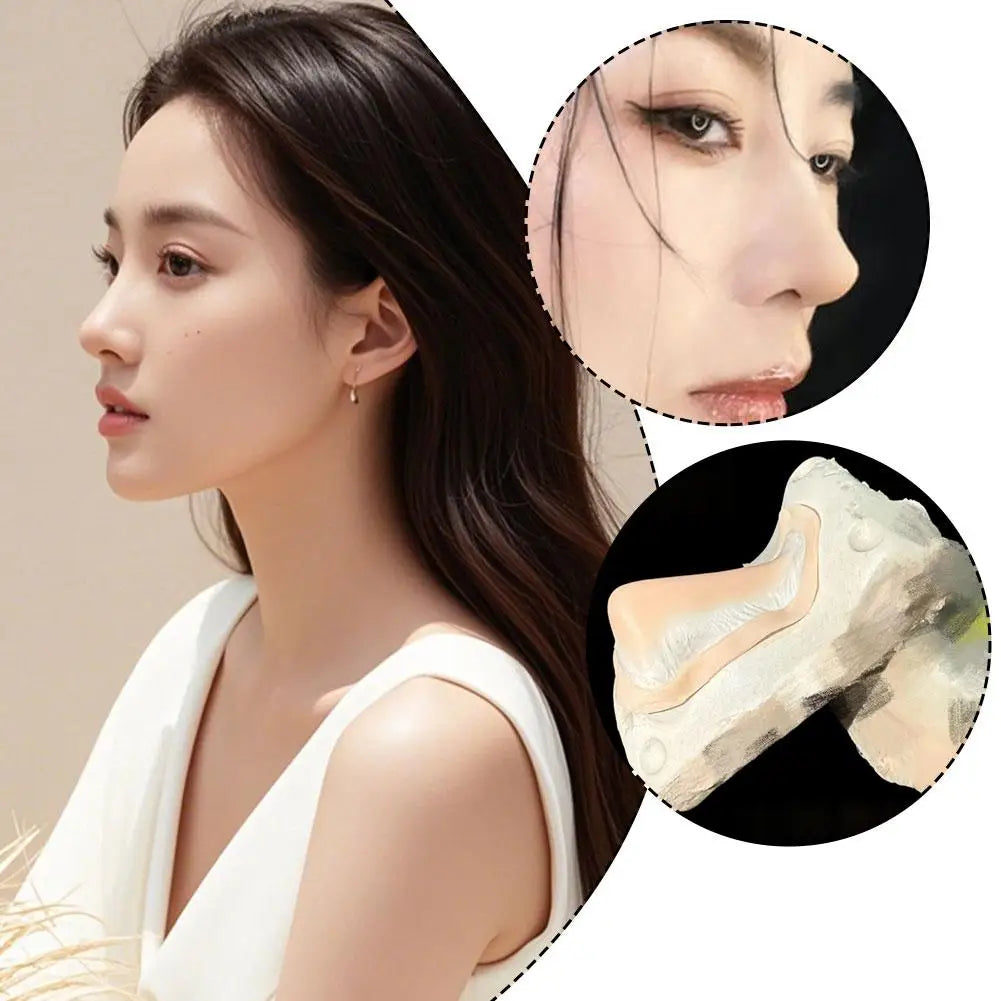 Reusable Silicone Gel Fake Nose & Chin Makeup Kit Natural Effect Cosplay Makeup Special Effects Kit Professional Makeup Kit