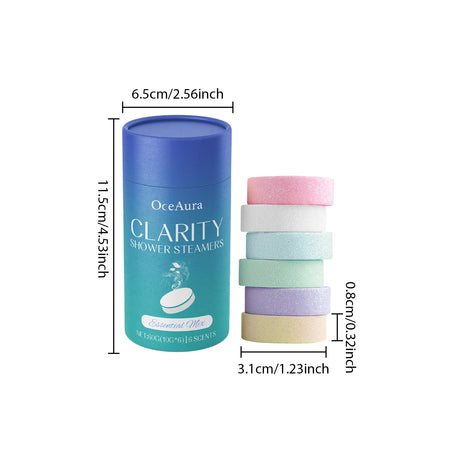 Shower Steamers Tablets Aromatherapy Relief Physical Fatigue Stress Improve Mood Enhance Sleep Quality Relaxing Bath Tablets Set
