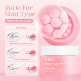 Face Moisturizer Lightweight Moisturizing Cream 5% Niacinamide for Uneven Skin Tone, Glow hydration Collagen Capsule Cream