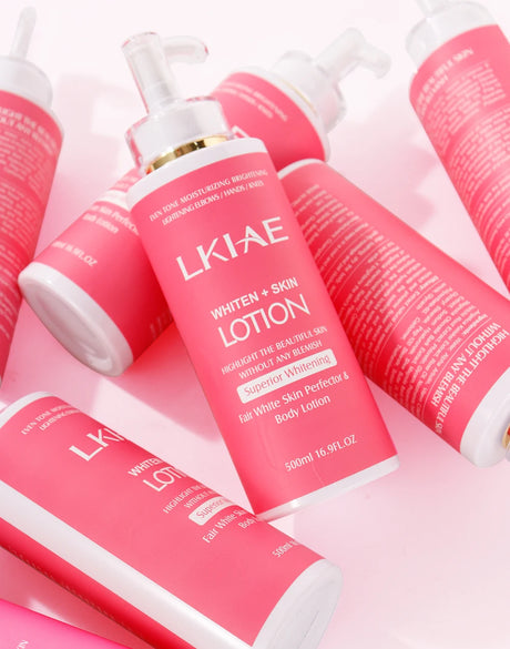 LKIAE Fair White Body Lotion for Bright & Healthy Skin, Moisturizing, Reduce Spots, Enhance Radiance, Evens Skin Tone, 500ml