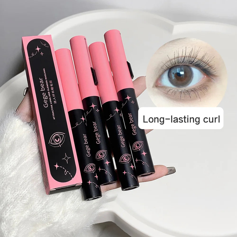 Double-ended Charming Long Mascara Gegebear Natural Curling Long-lasting Waterproof and Sweat-proof Eyelash Primer