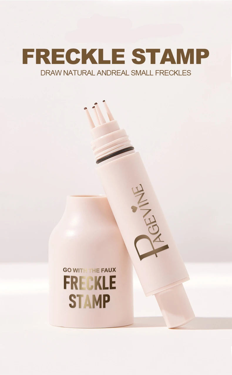 Facial Freckle Stamp Pencil,Natural Makeup for Freckles,Dark Spots, Moles,Waterproof,not easy to fade Concealer,Feminine Contour