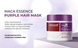 Karseell Purple Hair Mask 16.90 fl.oz 500ml Professional Neutralizes Brass Yellow Tones For Blonde Silver Gray Highlighted Hair