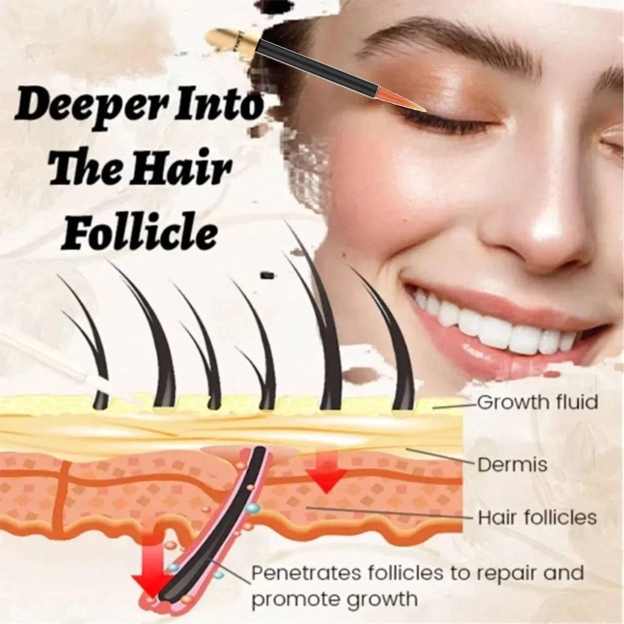 Fast Eyelash Growth Serum Natural Eyelashes Enhancer Longer Thicker Eyebrows Lift Essence Fuller Lashes Eye Care Korean Cosmetic
