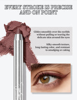 ART VALUE Creamy Texture Matte Eyeliner Pencil Easy Coloring Sweat Proof Eyeshadow Pencil Long Lasting Shimmer Eyeliner Makeup