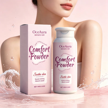 Comfort Powder All over Body Powder for Summer Instantly Dry Sweat-Wicking Skin-Soothing Reduces Friction Refreshing Skin Care