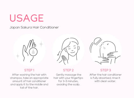 LAIKOU Japan Sakura Shampoo or Hair Conditioner Complex Oil Hair Care Repair Damaged Hair Repair Serum Oil Anti Hairs Loss