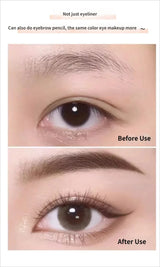 1/12Pc Waterproof Black Brown Eyeliner Pencils-Smudge-Proof Long-Lasting Beginner-Friendly Smooth High Pigmented Punk Eye Makeup