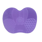 Silicone Brush Cleaner Cosmetic Make Up Washing Brush Gel Cleaning Mat Foundation Makeup Brush Cleaner Pad Scrubbe Board