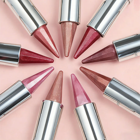 Waterproof and shimmery lipstick, waterproof and sweatproof, long-lasting and smudge-proof, not easy to smudge.