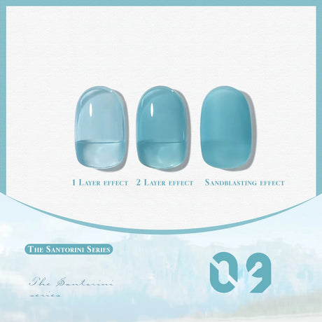 MN 12ML Selling Mint Mambo Gel Nail Polish ilky Green Blue-green Series Gel Polish Blue Nails Green Nail Summer Nail Spring Nail