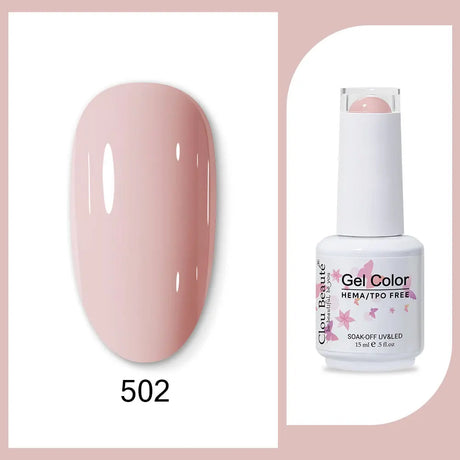 Clou Beaute Gel Color Hema TPO Free 15ml Gel Nail Varnish Soak Off UV Gel Polish Nail Art Manicure Lacquer Nail Art Jelly Gel