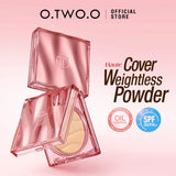 2in1 Setting Sun Protection Weightless Matte Powder Long Lasting High Concealer Power Waterproof Oil Free Compact