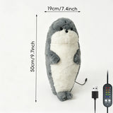 Electric Heating Pad for Period Cramps Plush USB Powered Menstrual Heating Pad Neck Shoulder Pain Relief Gift for Women Wife