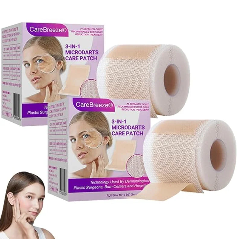 1/3/5rolls Brand Wrinkle-reducing Body Face Tape Dermatologist Recommend Best Scar Reduction Patch 3-in-1 Microneedle Care Patch