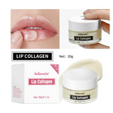 Collagen Lip Balm & Sleep Mask Deep Moisturizing Hydrating Smooth Lip Fine Lines Gentle Exfoliating Dry Dead Skin Daily Lip Care