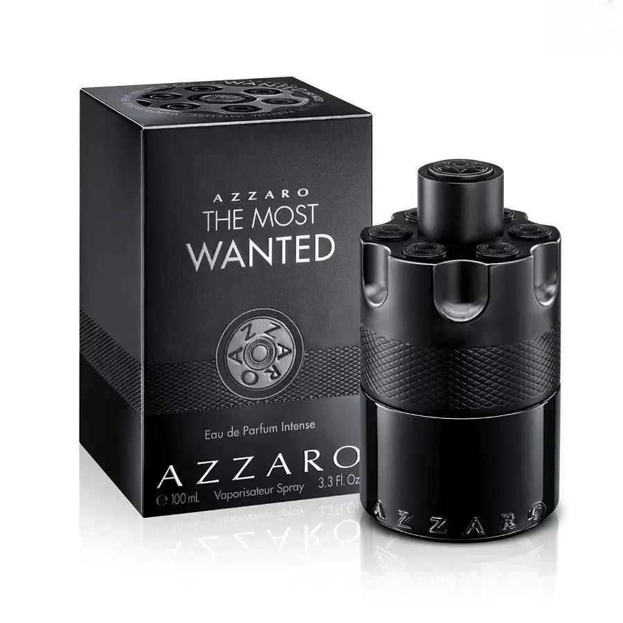 Azzaro The Most Wanted Intense Men's Eau De Parfum Collection For Men & Women, Top Selling EDT/EDP Fragrances | Chrome, Wanted, Chrome Extreme & More Deep Woody Spicy Warm Fragrance 100ml 3.4oz