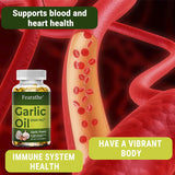 Organic Garlic Extract Capsule for Cardiovascular Health Detox Support Immune Nutrition Supplement