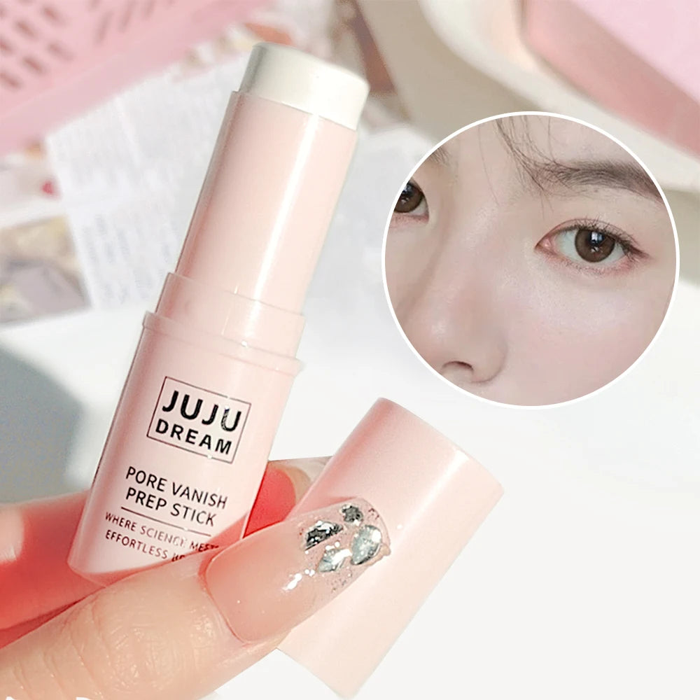 Face Primer Stick, Matte Priming Makeup Blur Stick, Hydrating Primer Face Shimmer Stick Cover Pores Oil Control & Lightweight