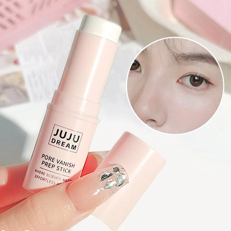 Face Primer Stick, Matte Priming Makeup Blur Stick, Hydrating Primer Face Shimmer Stick Cover Pores Oil Control & Lightweight