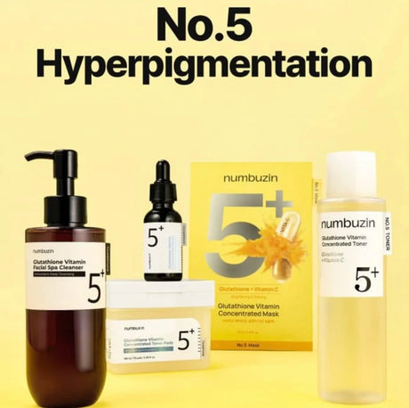 Original Numbuzin No9+ Face Care Collection NAD+ PDRN Glow Boost Toner 5+Glutathione Vitamin Concentrated Essence 3+Bifida Serum
