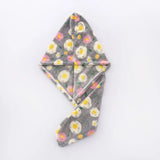 1 Piece of Flower Patterned Dry Hair Towel, Soft and Absorbent, Cute and Charming Dry Hair Cap, Easy to Wear and Not Easy to Fal