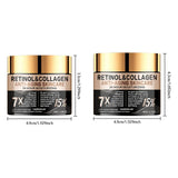 HISENRAIN Retinol Collagen Face Cream - Anti-Aging Intense Moisturizer, Reduce Wrinkles Fine Lines & Firm Skin.