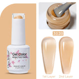 Clou Beaute Jelly Color UV Gel Manicure Summer Pink Nude Gel Nail Rainbow Nail Supplies For Professionals Semi-permanent Varnish
