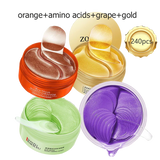 240pcs=120pairs Eye patches Hyaluron Acid & Gold & Seaweed & Black Pearl Hydrating Moisturizing Crystal Collagen Gel Eye Mask