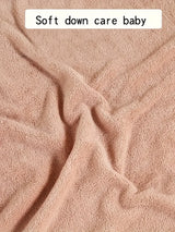 Coral Velvet Kidsren's Cape Bath Towel Newborn Bath Wrap Bath Towel Cute Cartoon Cape Bathrobe