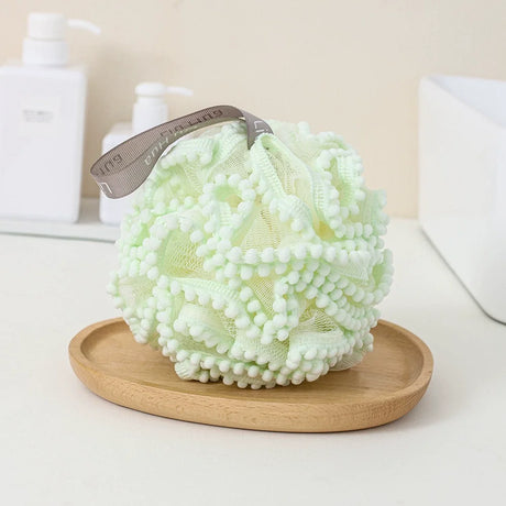 Soft Bathing Flower Foaming Sponge Bubble Wisp for Body Exfoliating Shower Flower Mesh Ball Body Wash Skin Cleaner Bath Supplies