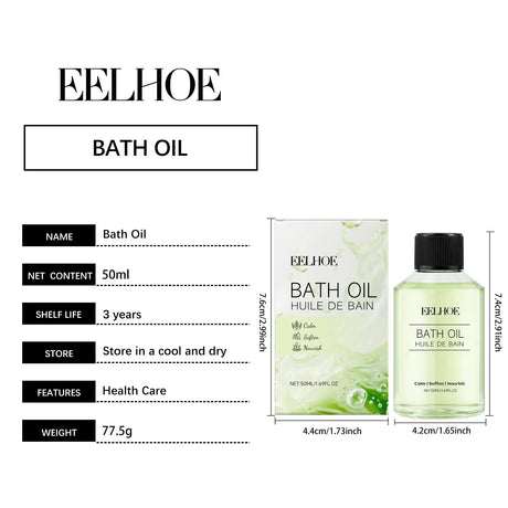 Moisturizes Bath Oil Remove Dirt Soothes Muscles Relieve Stress Promotes Relaxation Long Lasting Fragrance Body Care Shower Oil
