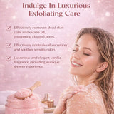 120g Sea Salt Perfume Exfoliating Body Scrub for Smooth Skin Body, Brighten Skin Tone,Amber & Vanilla Scent, Coral Rose Scent