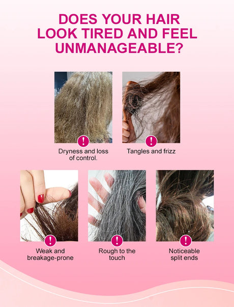 PURC Keratin Reconstruction Hair Mask Smoothing Softness Reduces Dryness Frizz Collagen Nourish Hair Conditioner 200g