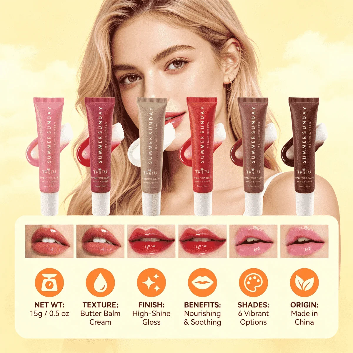 Moisturizing Plumping Lip Gloss Set Hydrating Lip Oil Repair Dry Lips Glossy Cosmetic For Women Girls