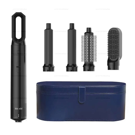 5 in 1 Hair Styler Powerful Fast Drying Ionic Hair Dryer High Speed Hot Comb Brush Set Professional Hair Straightener