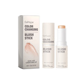 Color Change Blush Stick Tinted Moisturizing Long-Lasting Lip Cheek Eye Lightweight Cream Multi Stick Makeup Contour Cosmetics