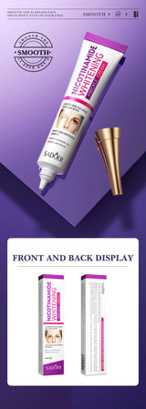 SADOER Nicotinamide Remove Melasma Dark Spot Whiten Freckle Cream Lighten Melanin Brightens Skin Tone Moisturize Face Skin Care