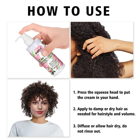 GOIPLE Chebe Butter,Hair Mask,Moisturizing & Nourishing Chebe & Rosemary Growth Oil Rose Curl Defining Cream Hair Curl Enhancer