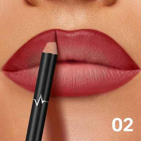 PUDAIER 6 Color Lip Liner, Waterproof Longwear Matte, Transfer-Proof No Smudge, Smooth Glide Lip Contour Pencils