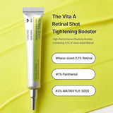Korean Vita A Retinol Firming Serum Eye Cream Set Tightening Booster Deeply Moisturizing Pore Shrink Dark Circles Repair Serum