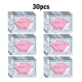5/10/20/30pcs Pink Gold Crystal Collagen Lip Mask Plump Lips Moisturizing Nourishing Lip Patches Lips Plumper Skin Care Products