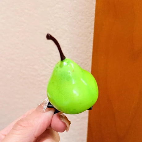 1 Fun Fruit and Vegetable Shaped Duckbill Clip Cute Simulation Fruit Hair Clip Side Clip Women's Broken Hair Clip