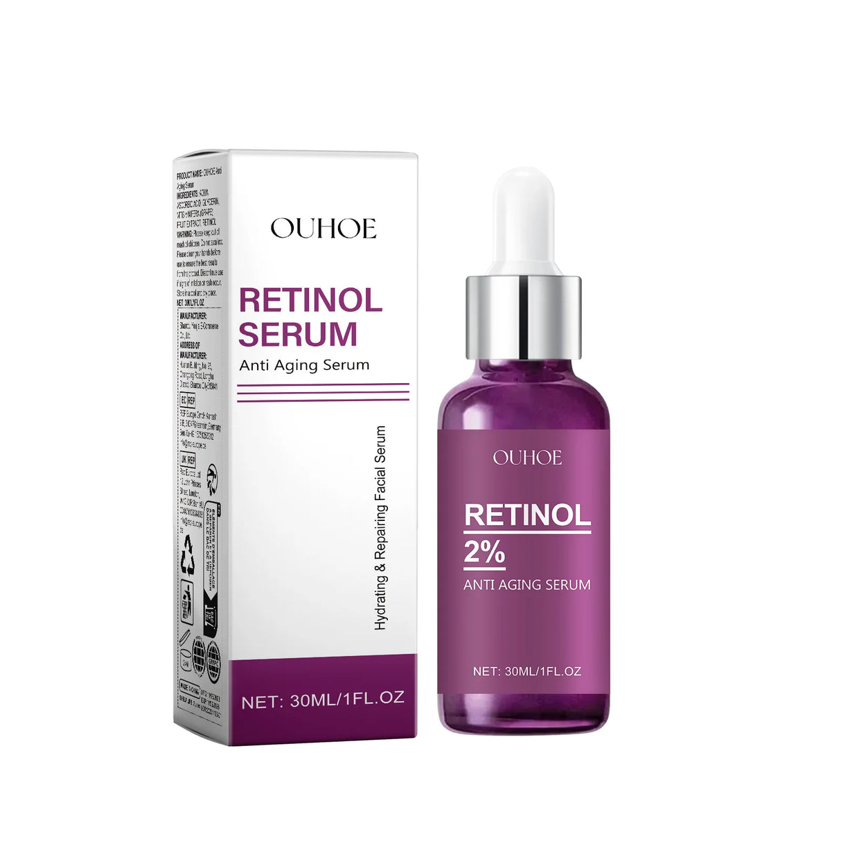 Instant Wrinkle Remover Face Serum Lifting Firming Fade Fine Lines Anti-aging Essence Whitening Brighten Nourish Skin Care