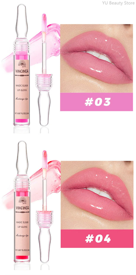 6 Colors Lip Plumping Gloss Instant Lip Plumper Extreme Volume Serum Oil Moisturizing Sexy Plump Lips Korean Makeup Products